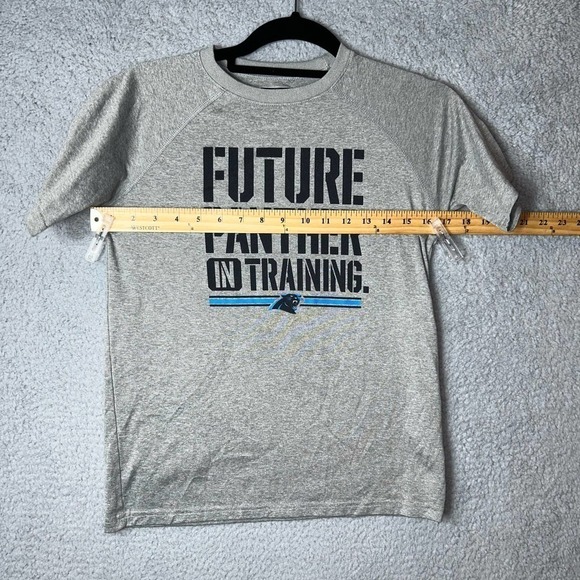 Carolina Panther NFL Combine T Shirt Youth M Gray‎ Future Panther Under Armour - Picture 6 of 8